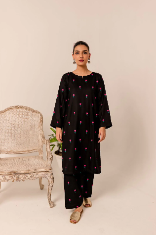 NAYAB- 2 Pc Embroidered