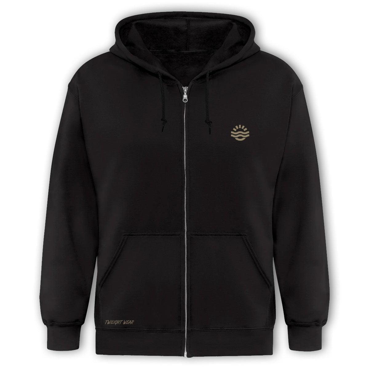 HOODIE BLACK-MAROON